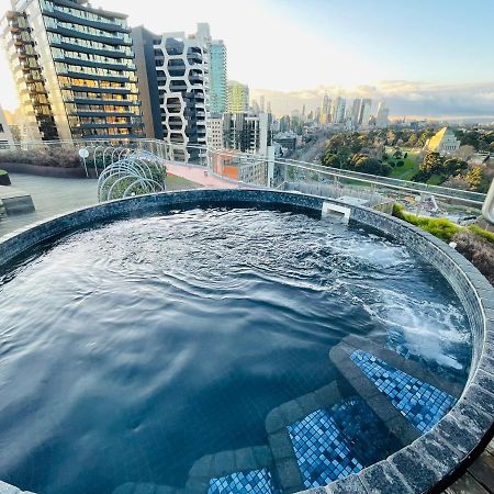 Cozy 1 Bed Apt & Spa,Free Parking ,Phenomena Views Melbourne City Exterior foto