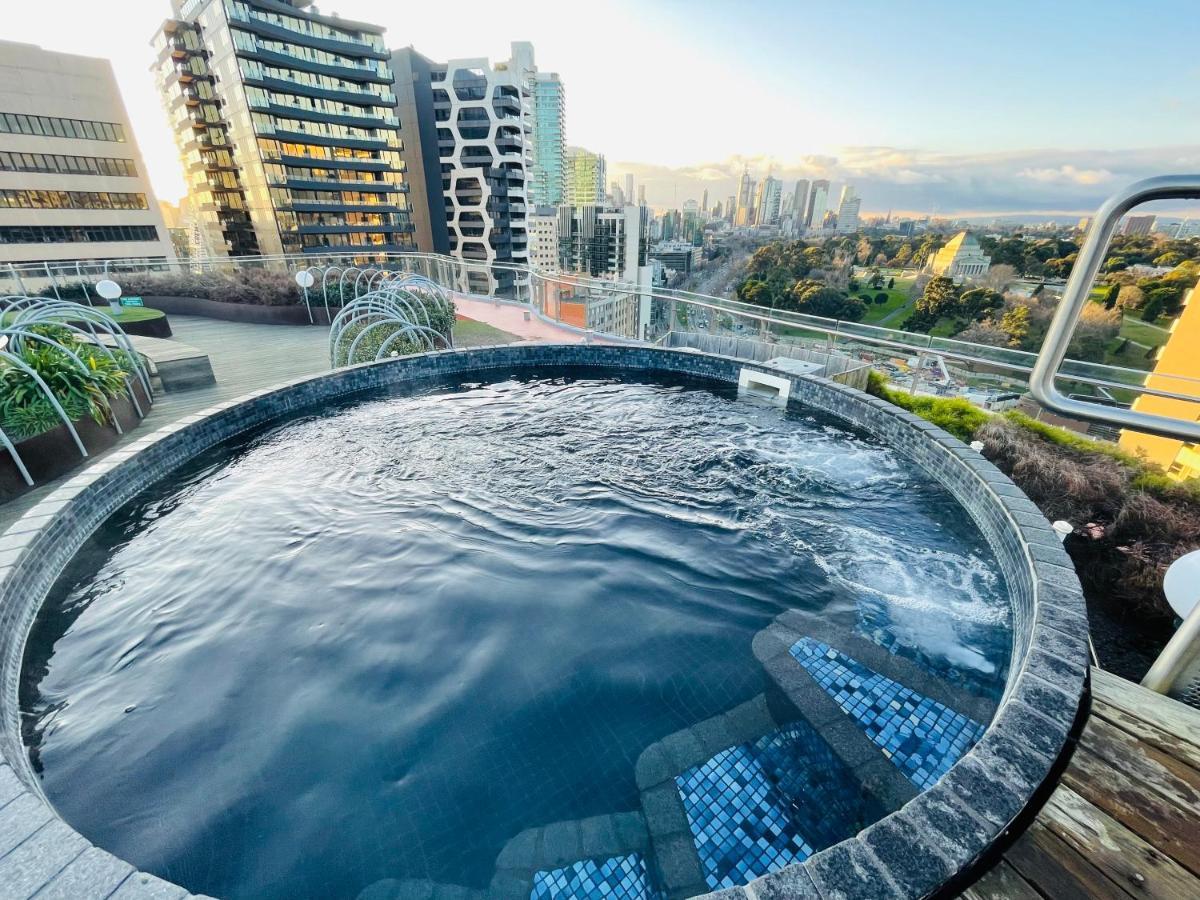 Cozy 1 Bed Apt & Spa,Free Parking ,Phenomena Views Melbourne City Exterior foto